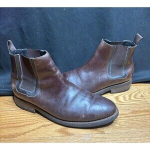 Thursday Boot Co Everyday Chelsea Boots Men's Size 11 Brown Leather Lug Sole